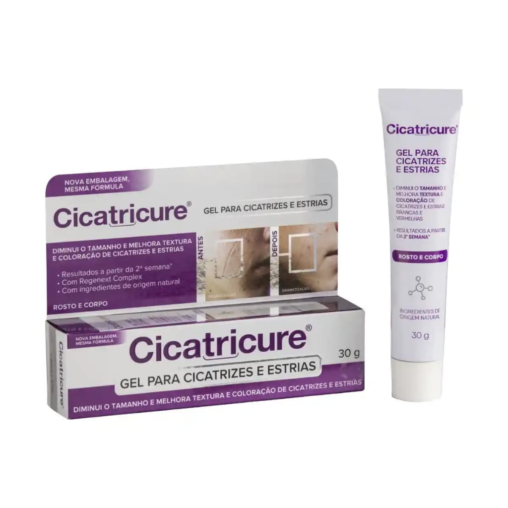 Cicatricure Gel Para Cicatrizes E Estrias 30gr