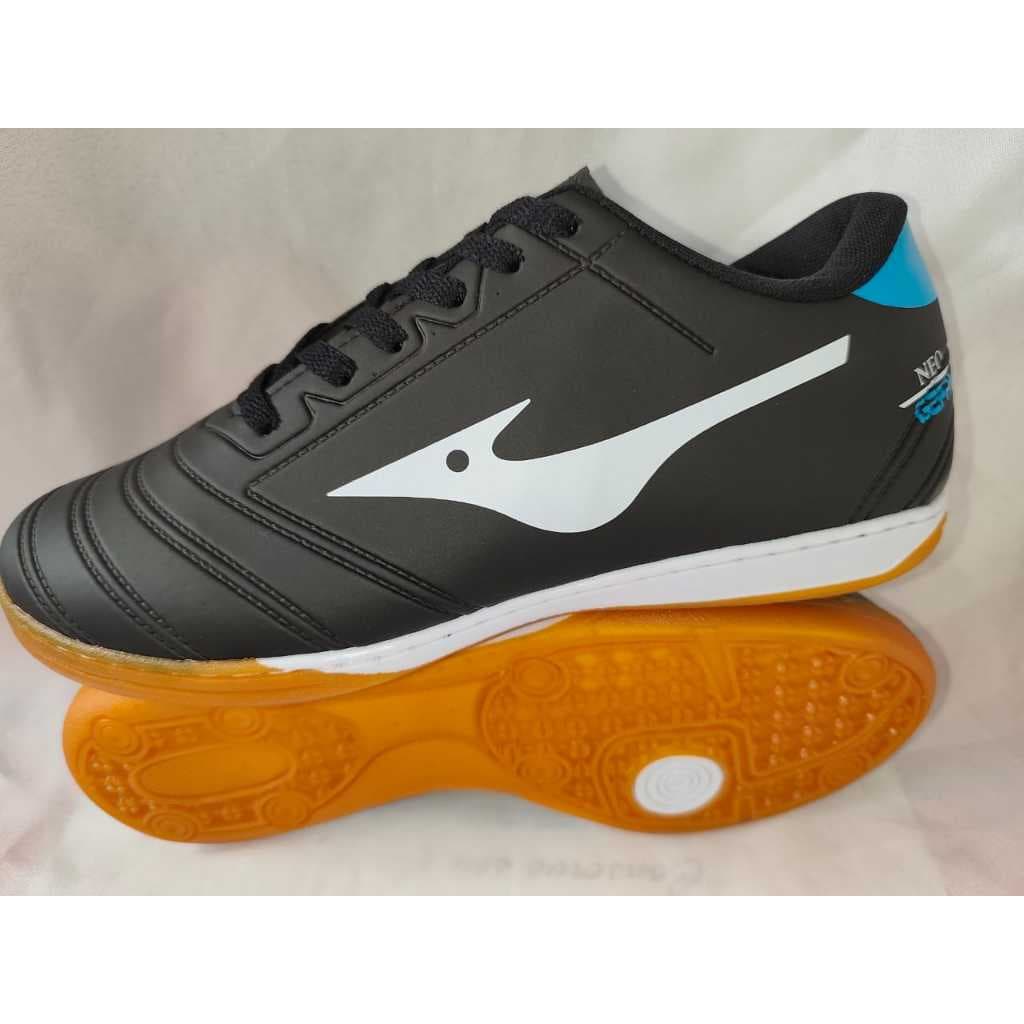 CHUTEIRA FUTSAL NU PRETO QUADRA SALAO FUTEBOL SOLA COSTURADA