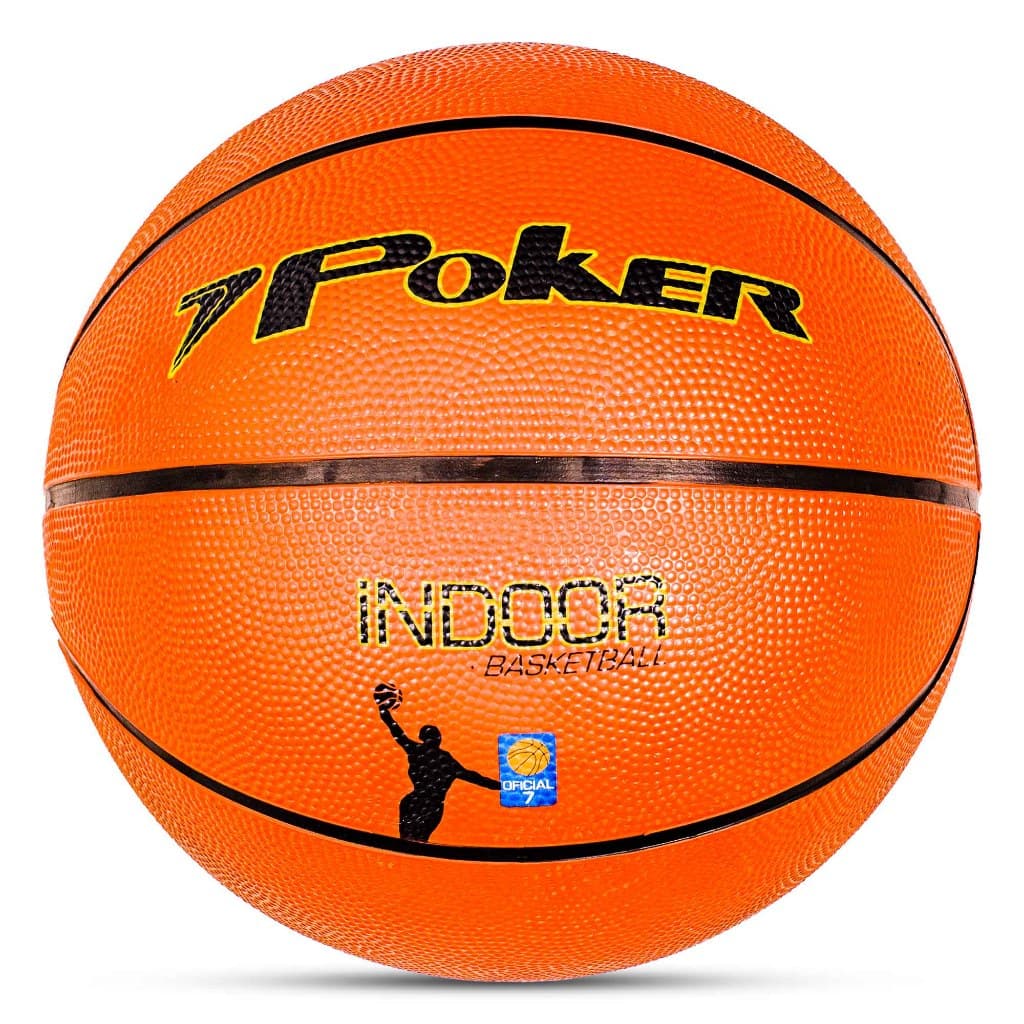 Bola de Basquete Poker Indoor Oficial7 Tamanho 7