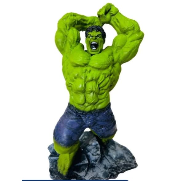 Boneco Colecionável Hulk Vingadores Marvel Comic em Resina Premium