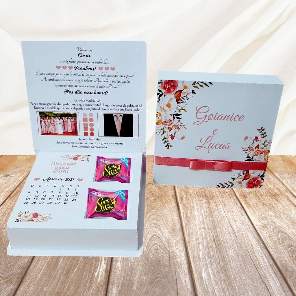 8 Convite para padrinhos casamento