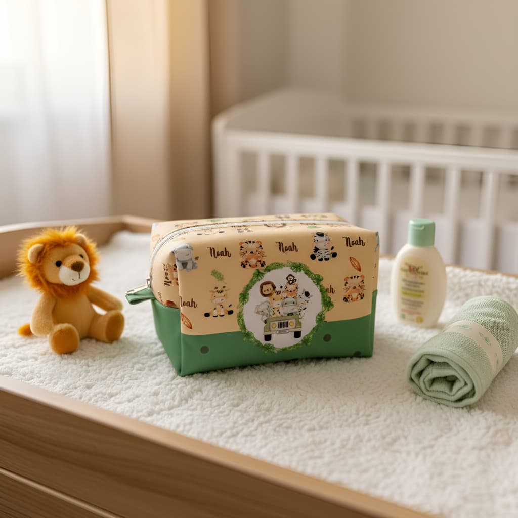 Necessaire Personalizada com Nome | Bebê, Adulto e Infantil | Qualquer Estampa | Presente Perfeitoê