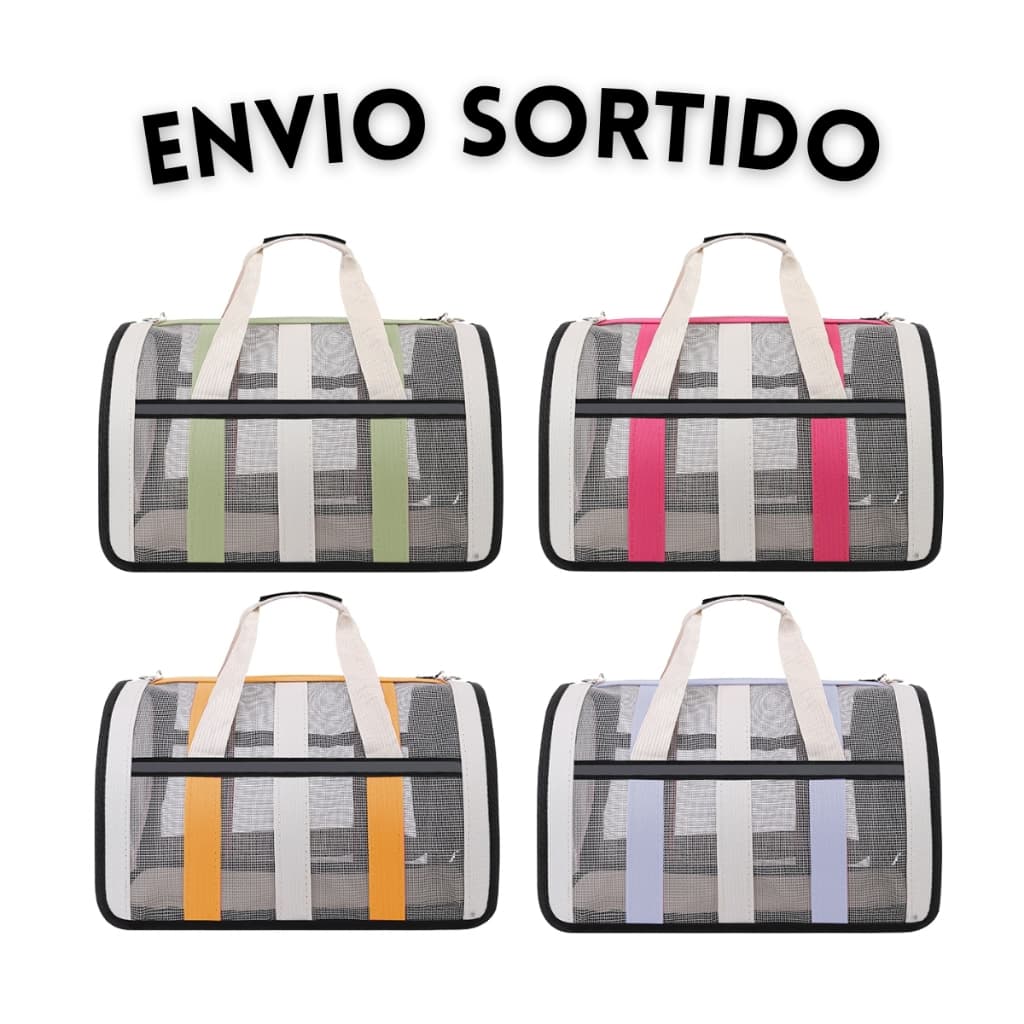 Mala Transporte Pet P Ultraleve Ventilação Total Cabine Aérea