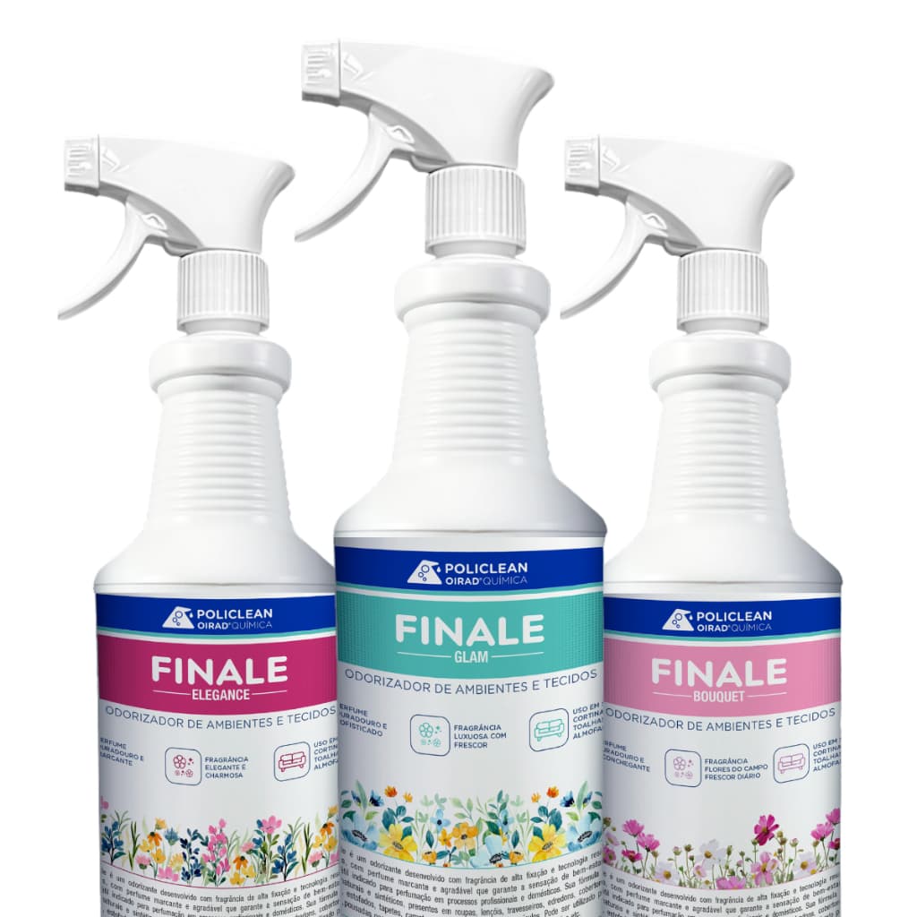 Finale Bouquet Elegance Glam - Finalizador De Tecidos Roupas Estofados Cheiro Hotel 1 litro e 500ml