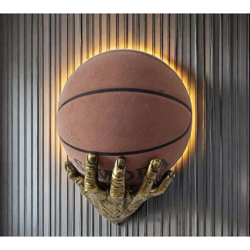 Suporte de parede Bola de Futebol Volei Basquete Futebol Americano Suporte Mão Decoração