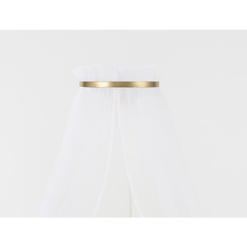 Kit Dossel de parede liso Dourado berço americano