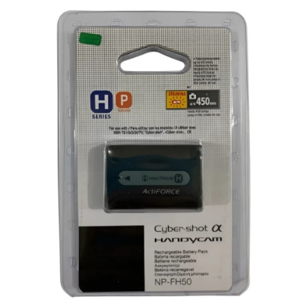 Bateria Np-fh50 Para Sony Hx1 Hc52 Hc40 Hc54 Dvd60 Sr82 Sr65 Infolithium Serie H