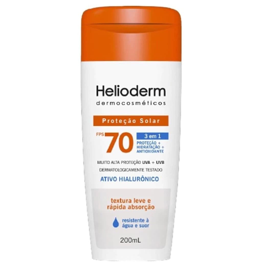 Protetor Solar Corporal Helioderm FPS 70 3 em 1 200ml