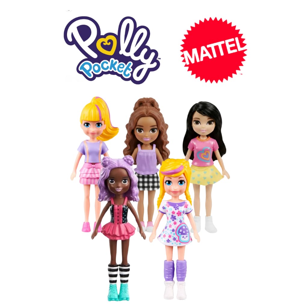 Boneca Polly Pocket Básica – Escolha o modelo - Mattel FWY19