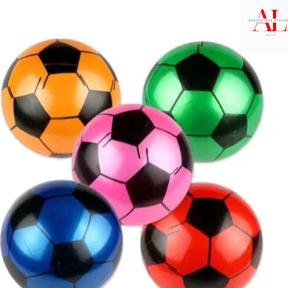 PACOTE PROMOCAO COM 10/20/30 Unidade Bola De Vinil Modelo Futebol 22cm Cores SORTIDO
