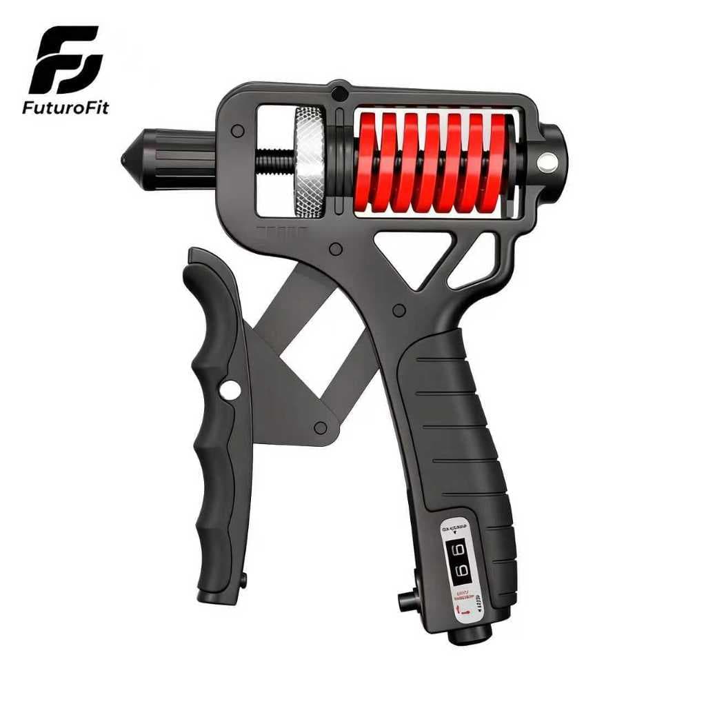 Hand Grip Metal 5-165kg com Contador – Resistente Fortalecedor Exercício Braço Antebraço Mola com Ajuste de Força