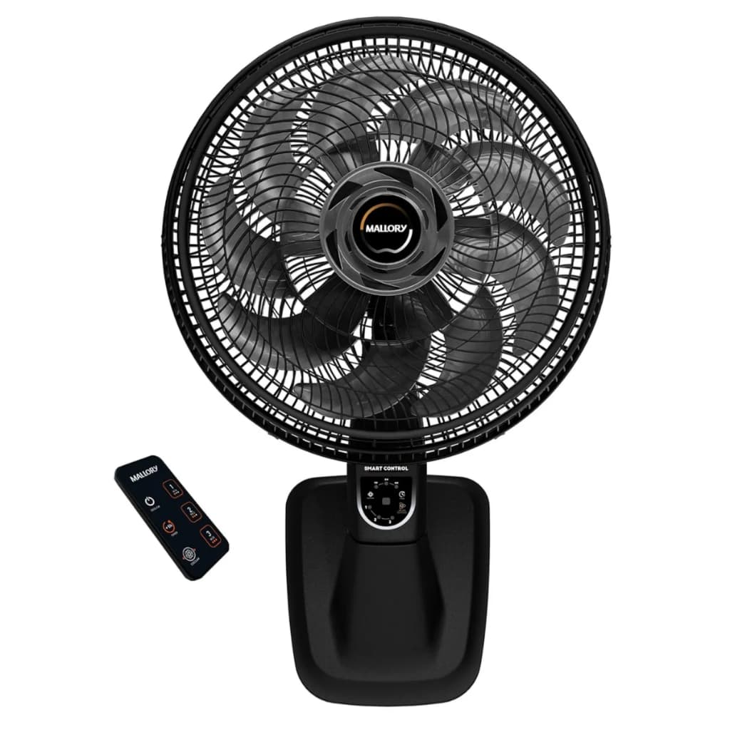 Ventilador de Parede Smart Com Controle Remoto 15 Pás 127V Mallory