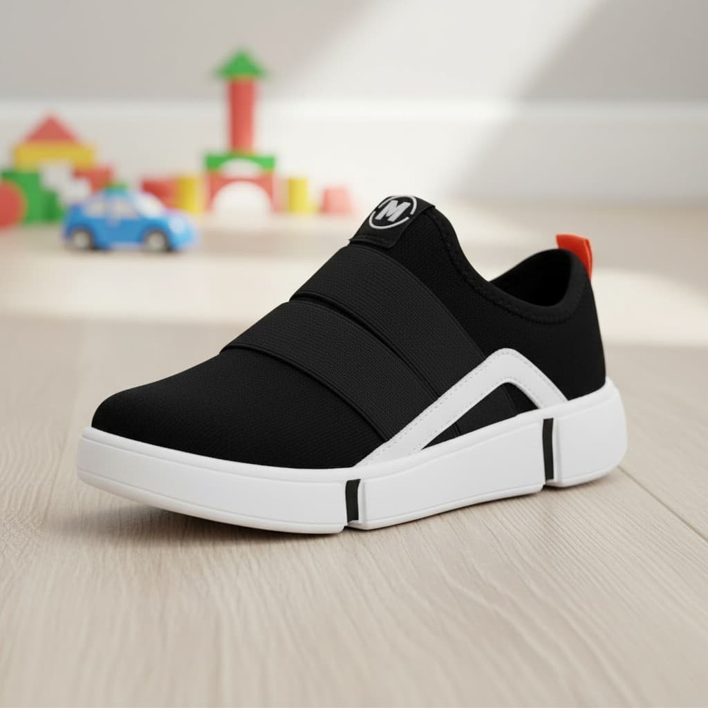 Tênis Molekinho Masculino Infantil Menino Slip On Calce Fácil