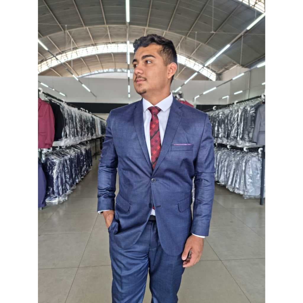 Terno Masculino Slim Fio Indiano Premium Cores Promoção