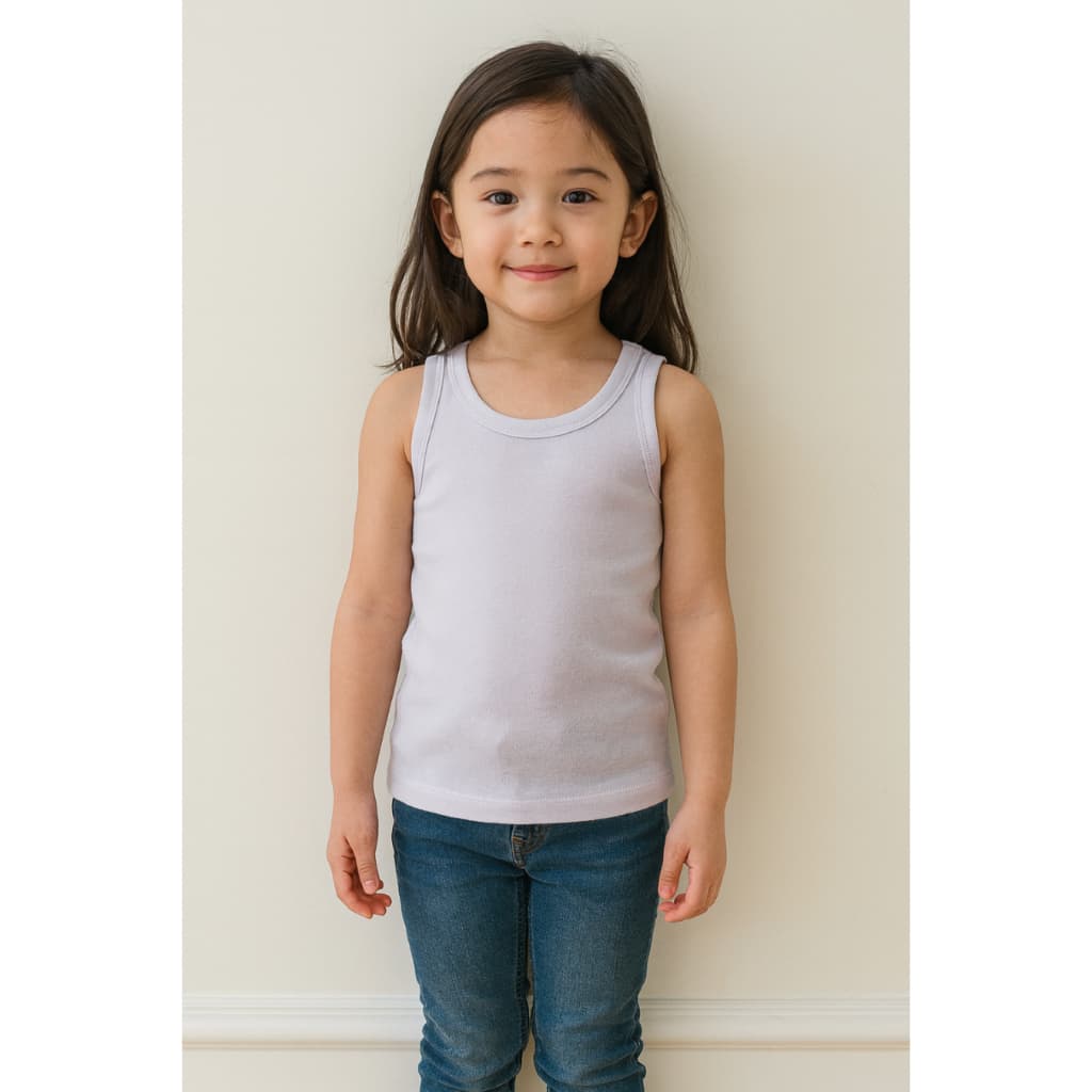 Regata Infantil Ribana ItsBella Verao Conforto Algodao Dia Dia