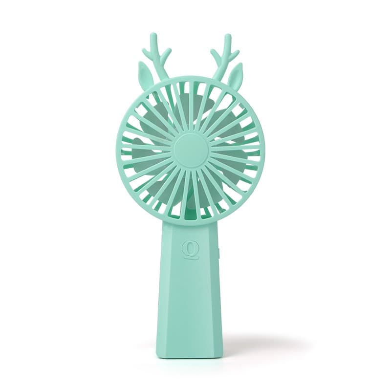 Mini ventilador de mão portátil vento forte recarregável Com Orelhas