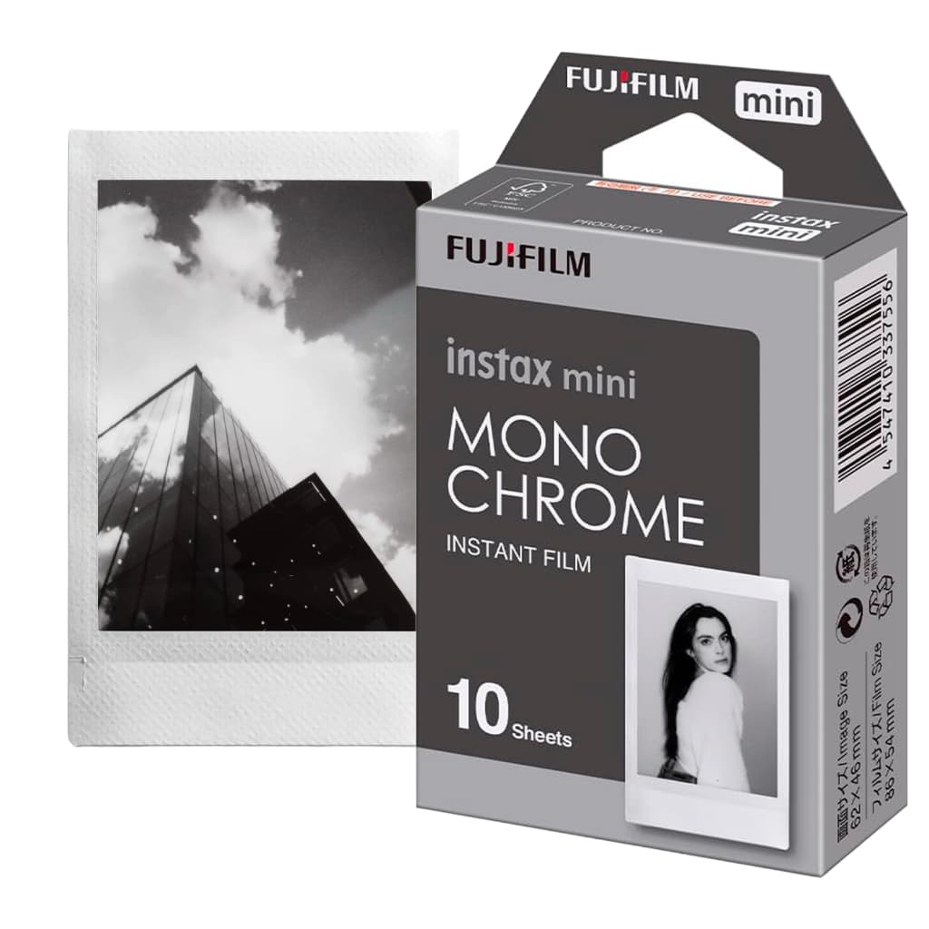 Filme Instantâneo Preto E Branco Fujifilm Instax- 10 Fotos
