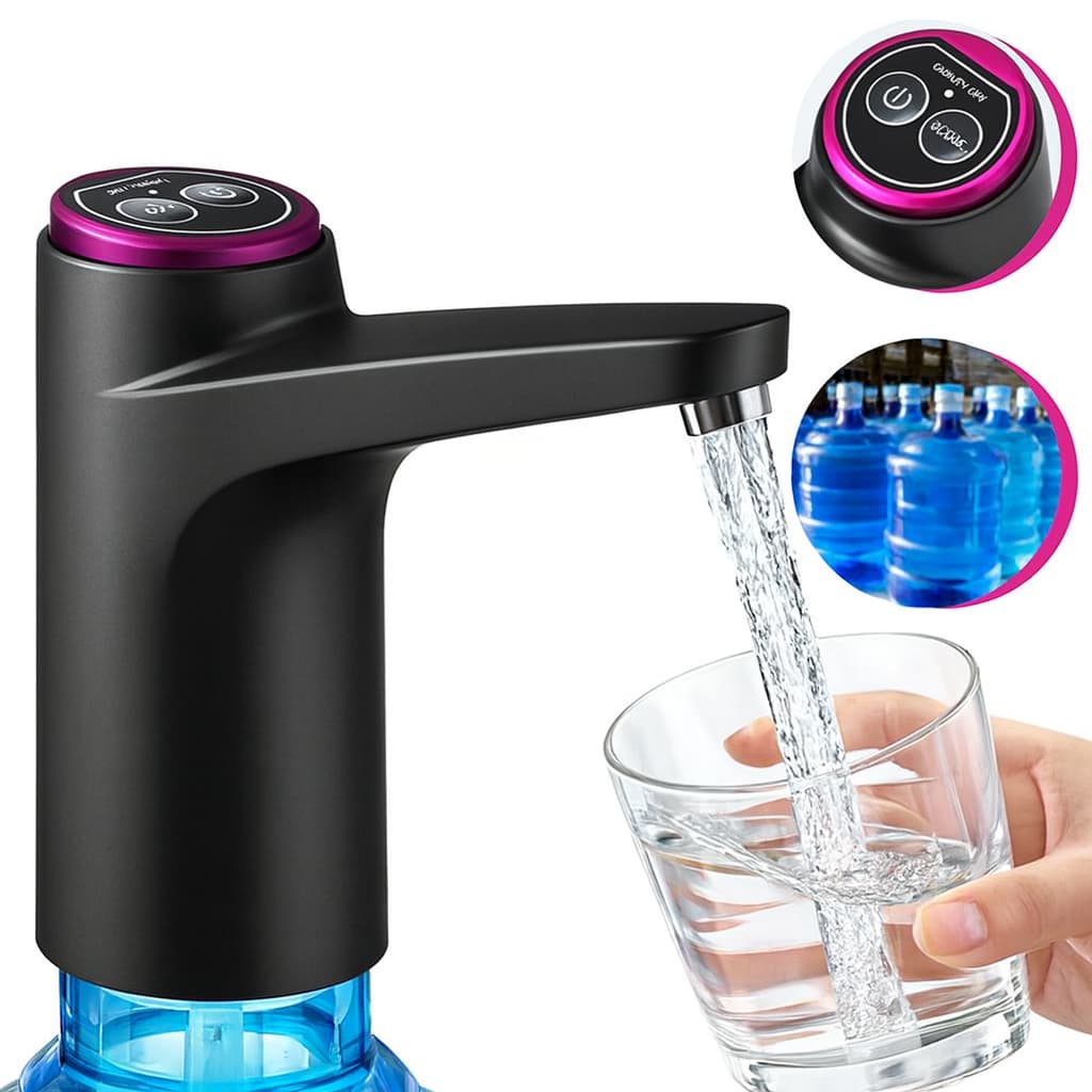 Bebedouro bomba elétrica para galão Água Recarregável bomba de água para galão de 5L/10L/20L