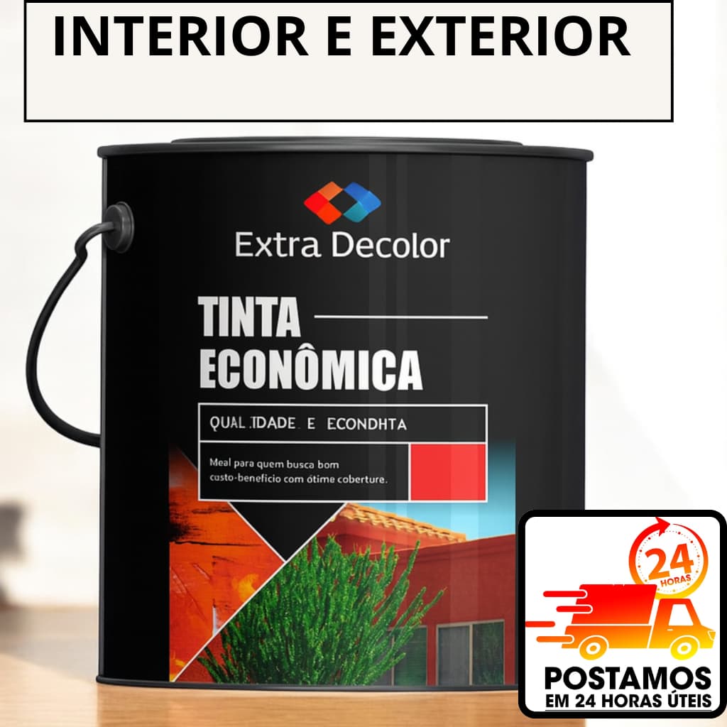 Tinta Economica EXTERNA E INTERNA  12KG Anti-mofo  Sem Cheiro.