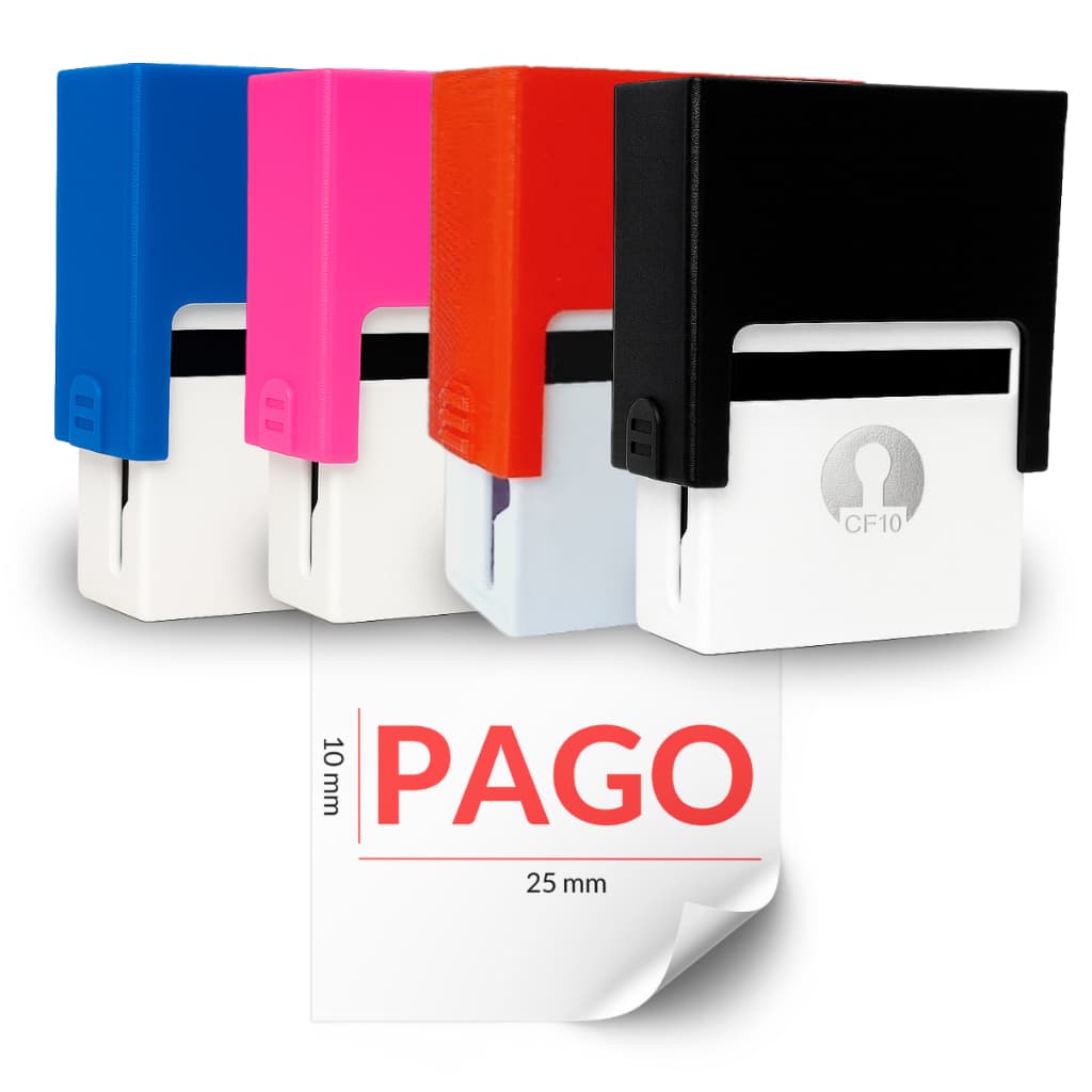 Carimbo PAGO Auto Entintado