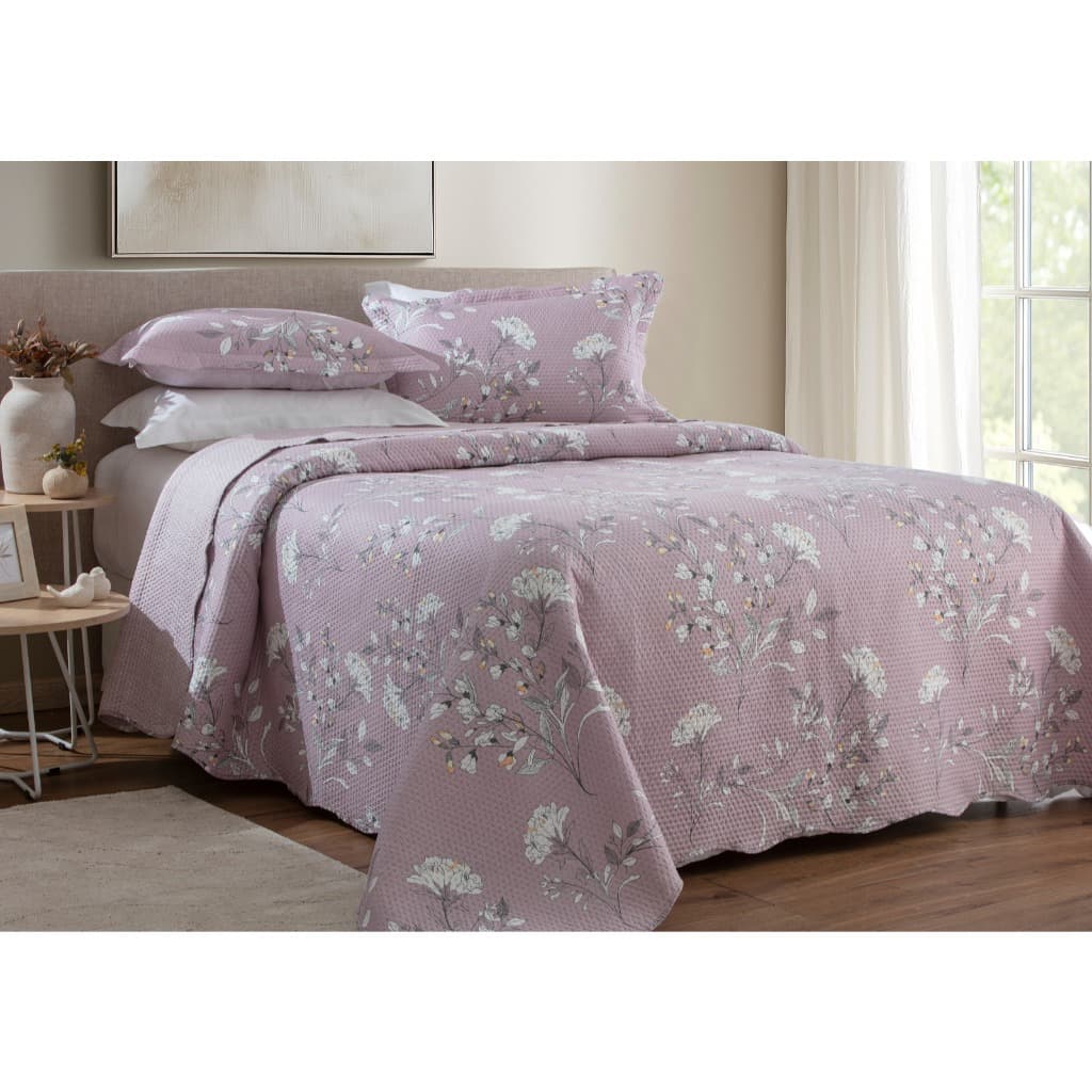 Kit 3 Peças Cobre Leito Colcha Fronhas Porta Travesseiro Bouti Casal Queen Dupla Face