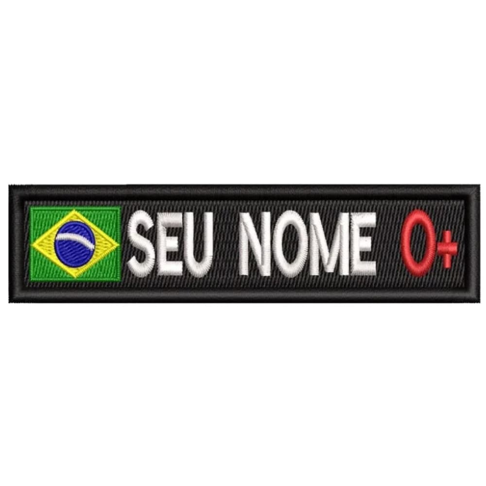 Sutache Tarjeta Bordada Identificação Bandeira Do Brasi