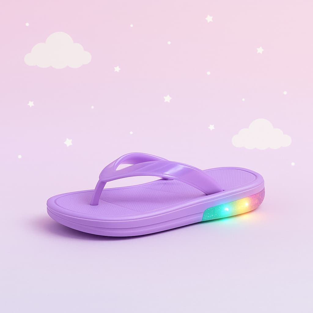 Chinelo Infantil Led Confortável e Perfeito para o Verão