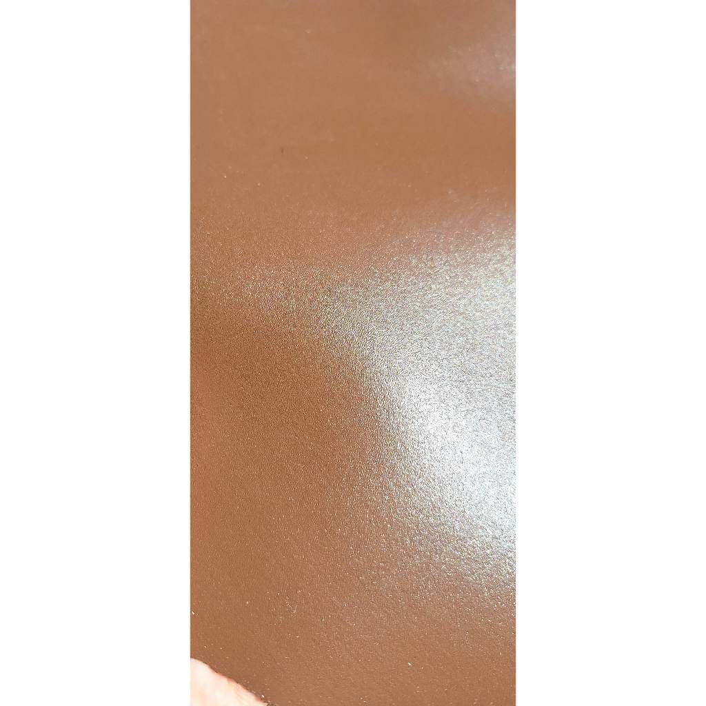 Retalho Couro Caramelo Liso