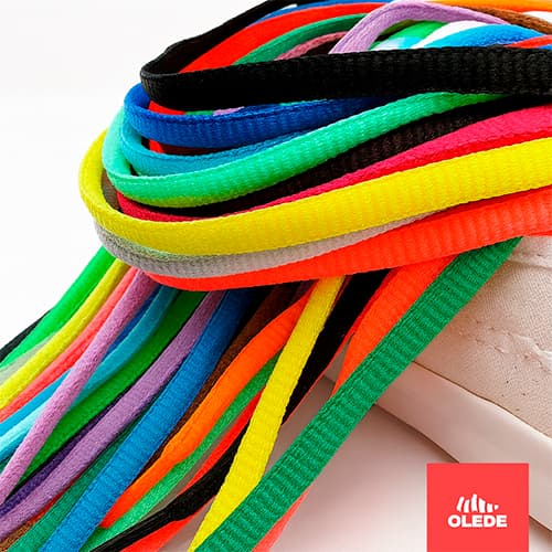 Cadarço Arredondado Meia Cana 120cm para Tênis Casual e Esportivo Várias Cores