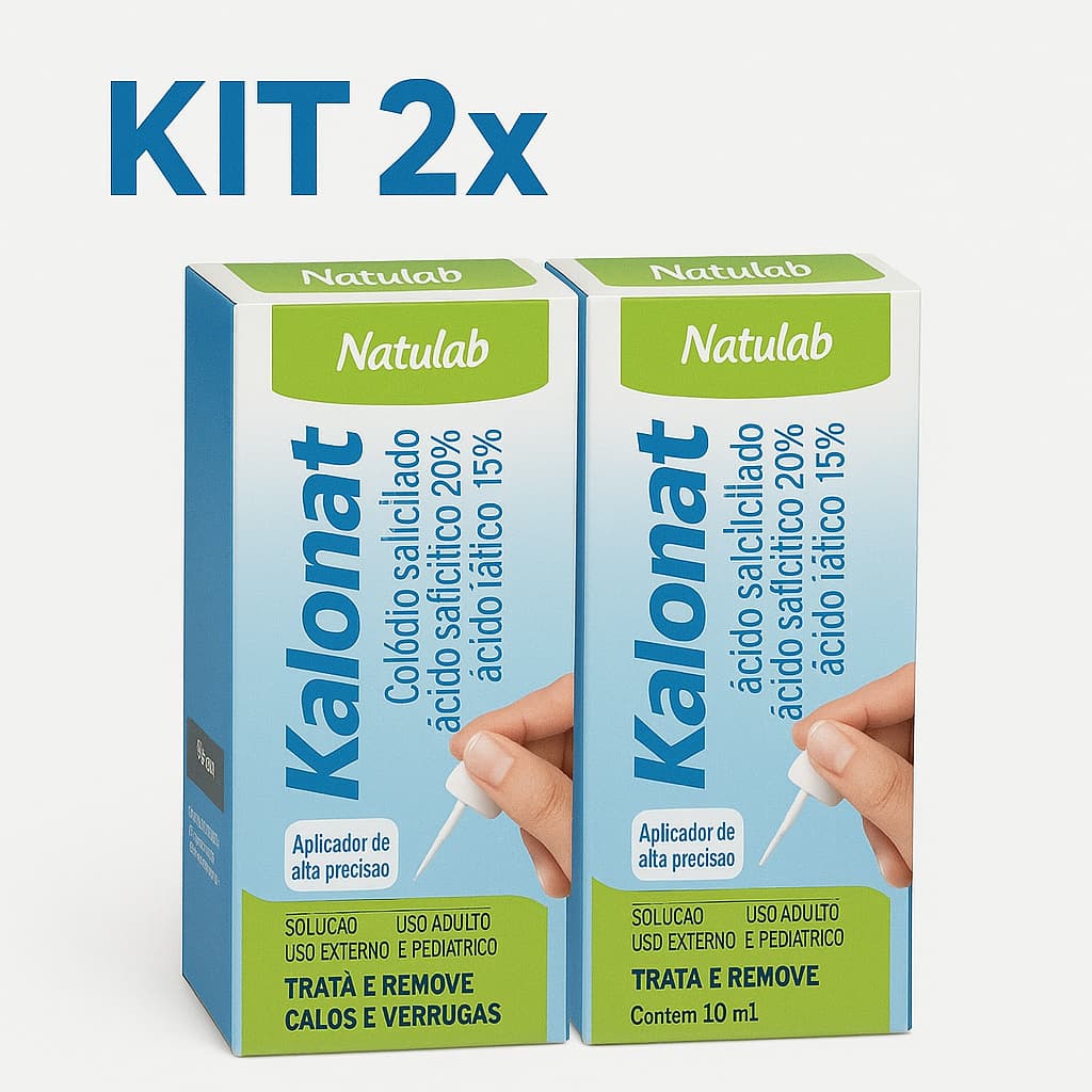 KIT 2X KALONAT CALOS E VERRUGAS 10 ML