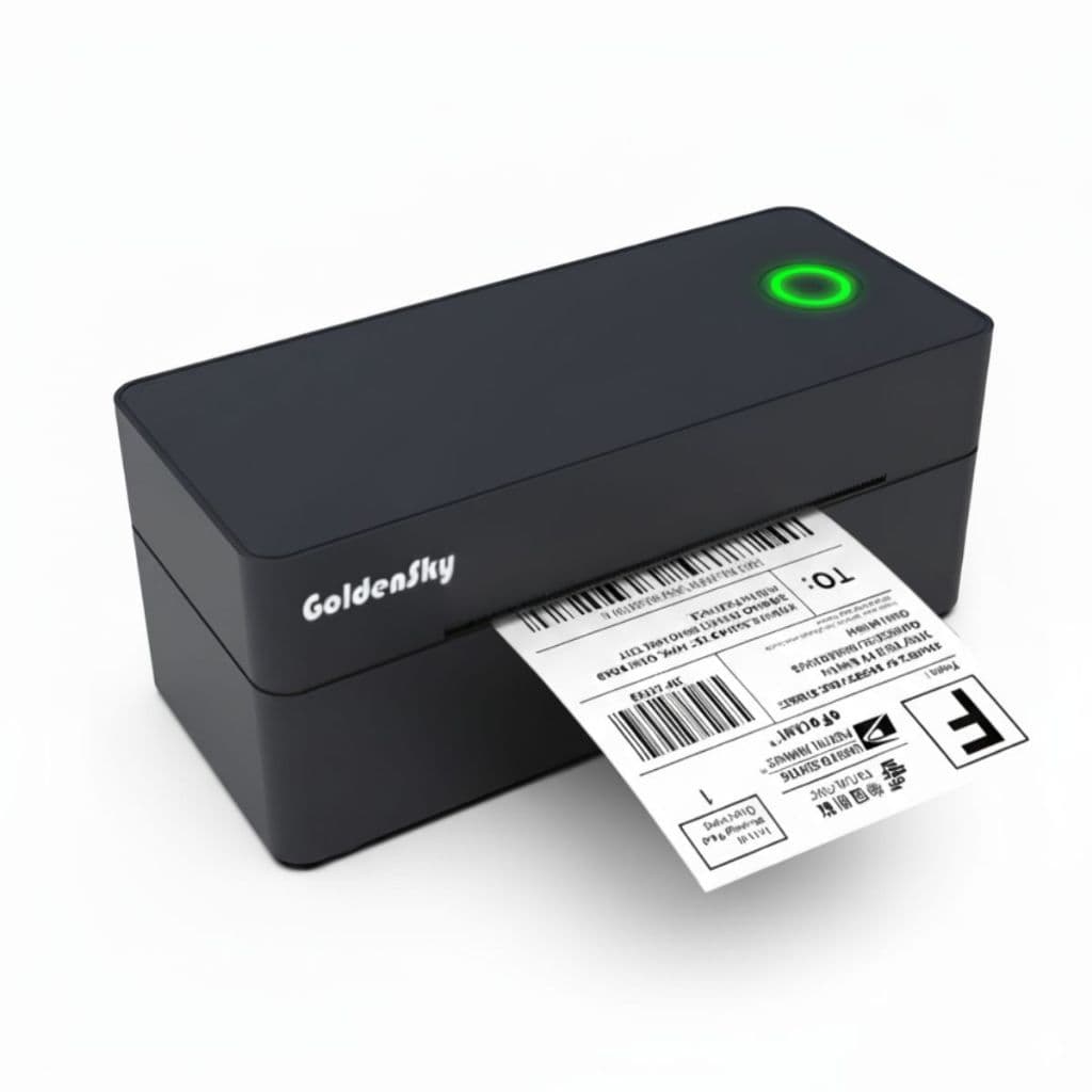 Impressora De Etiqueta Térmica Goldensky Sem Ribbon 110mm USB