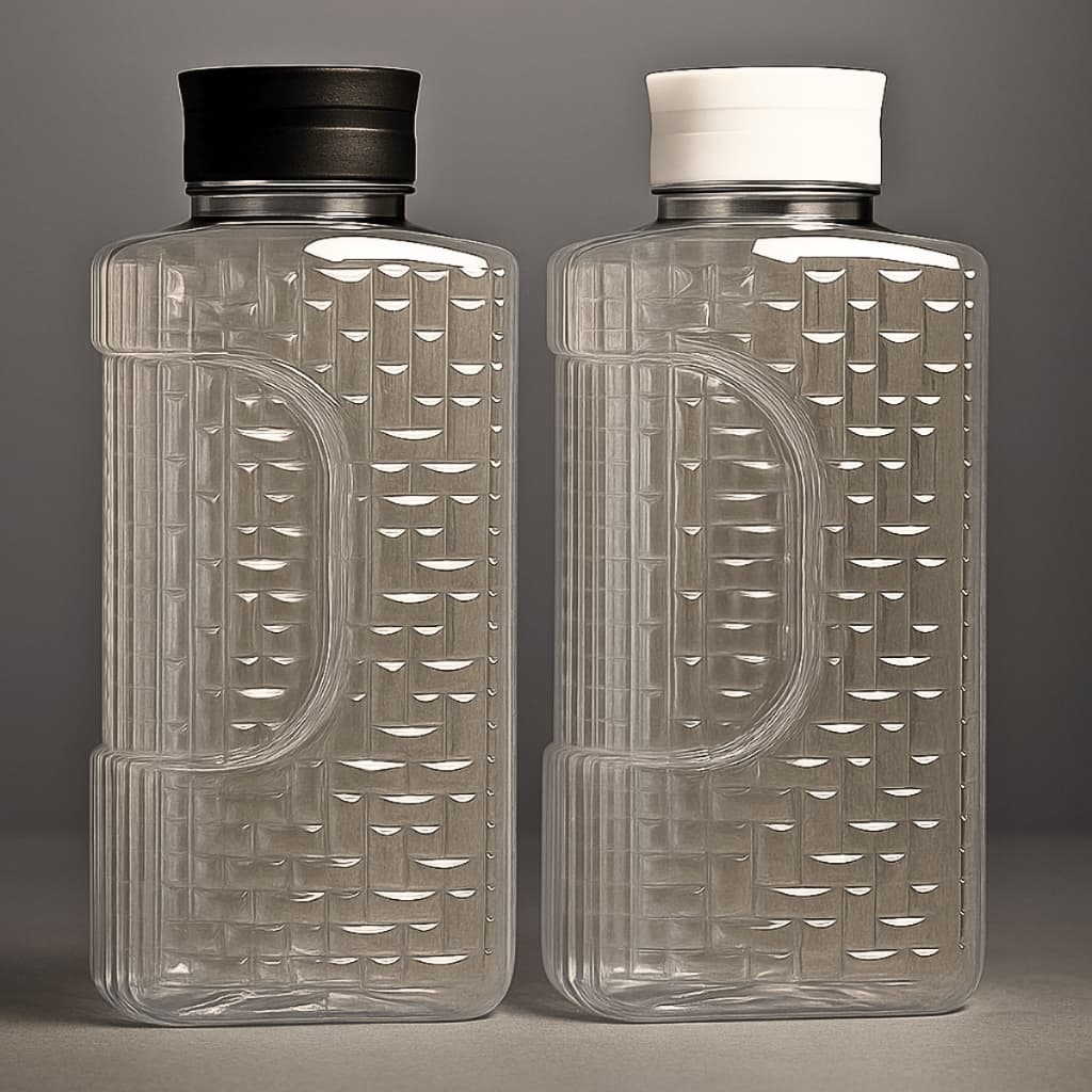 Kit Garrafa de Geladeira Água Suco Com Tampa Automatica 1,9 Litros