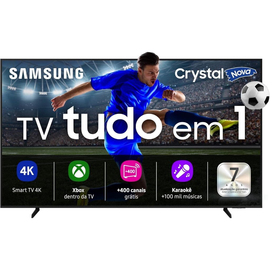 Smart TV 75" Samsung Crystal UHD 4K Gaming - UN75U8600FGXZD
