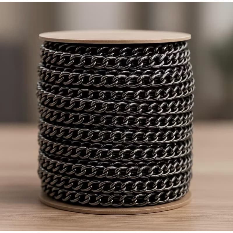 20M Corrente de Metal Premium para Alças de Bolsas Artesanato Acessórios Cintos Em Geral