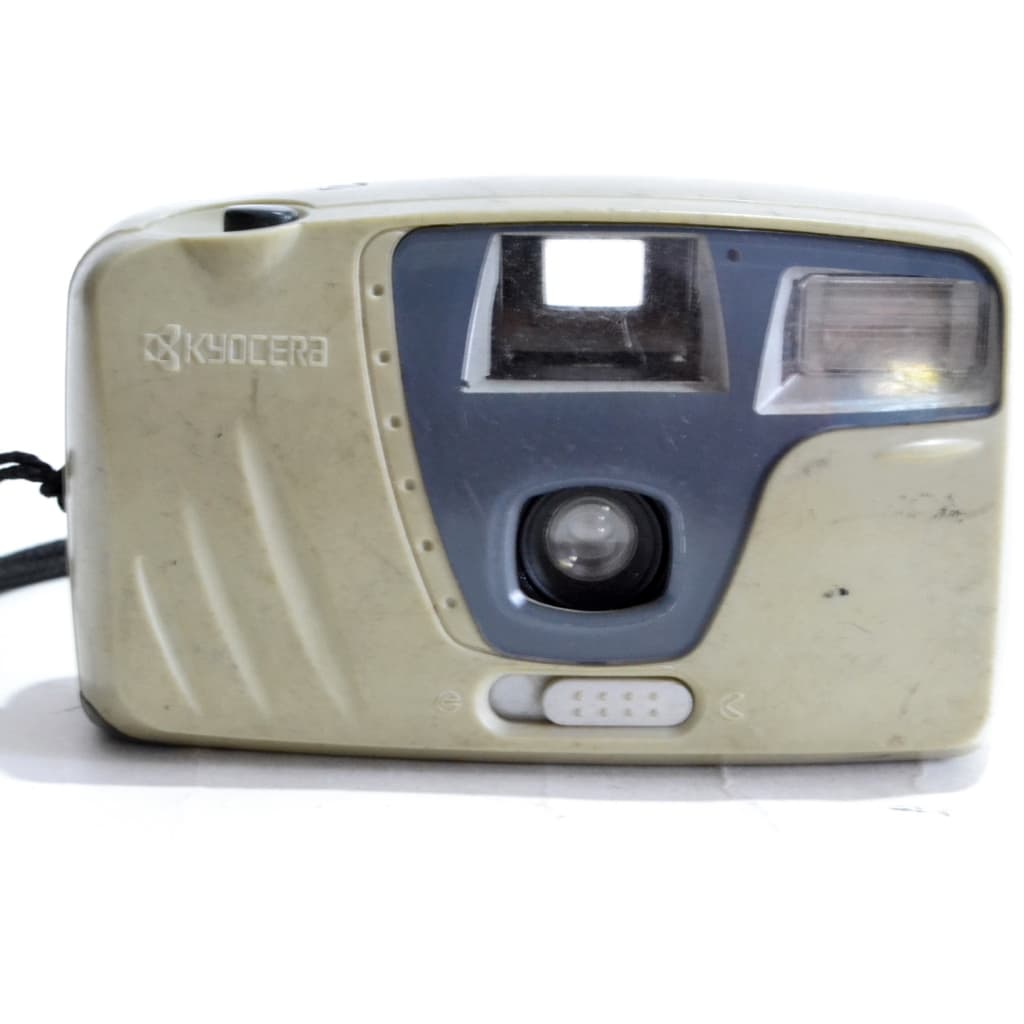 Câmera Fotográfica Analógica Kyocera Retrô Vintage Raridade