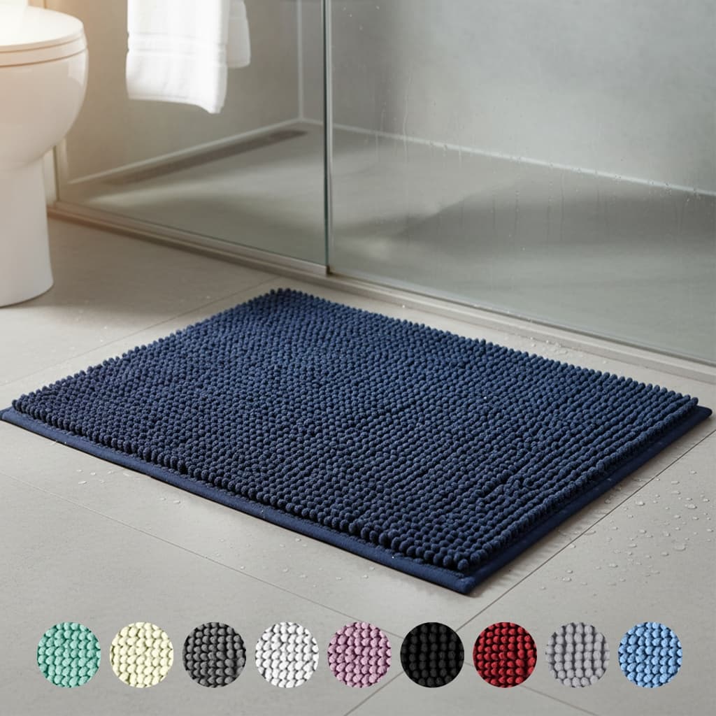 Tapete De Banheiro Bolinha Popcorn Antiderrapante 40x60cm Chenille