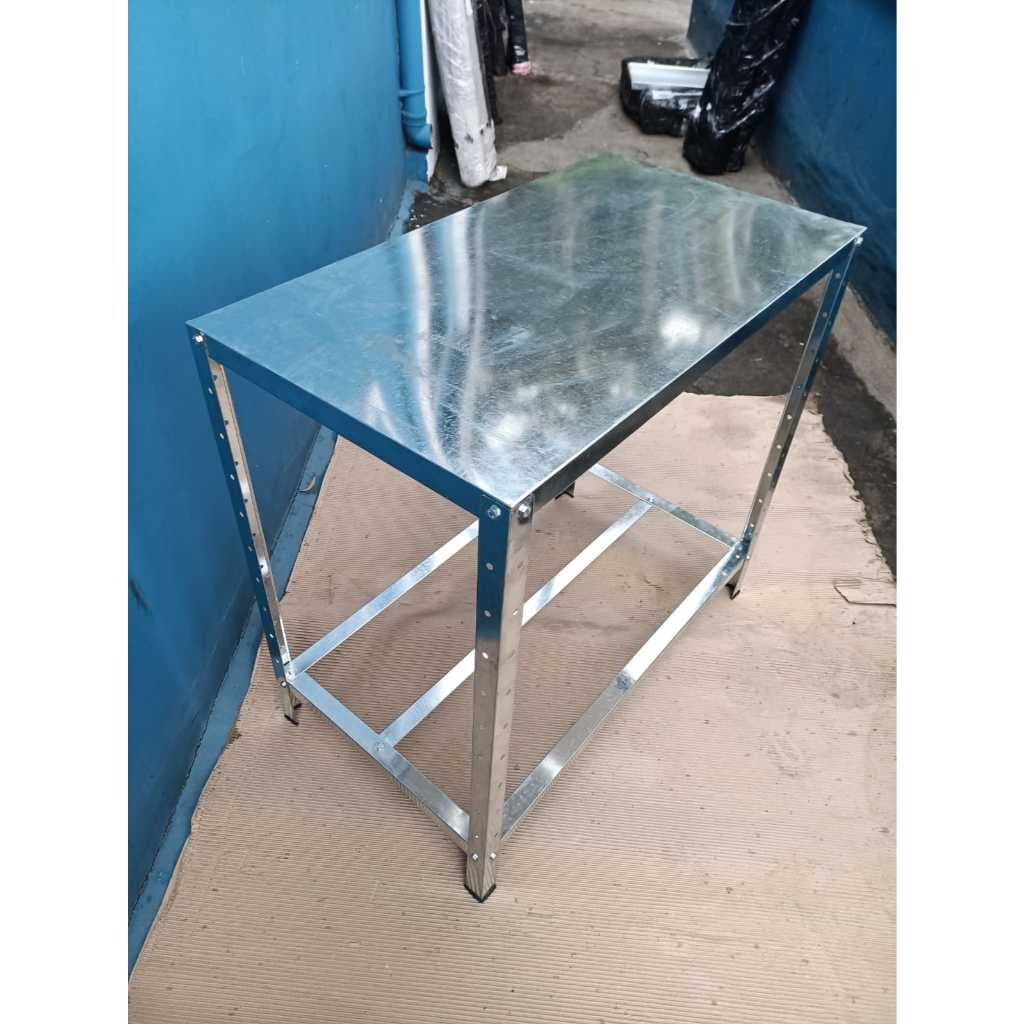 Mesa em Aço Desmontável para suporte em geral 90x50x85alt