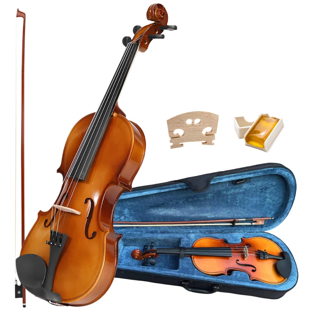 Violino 4/4 Arco C/ Breu Cavalete Estojo Luxo Madeira
