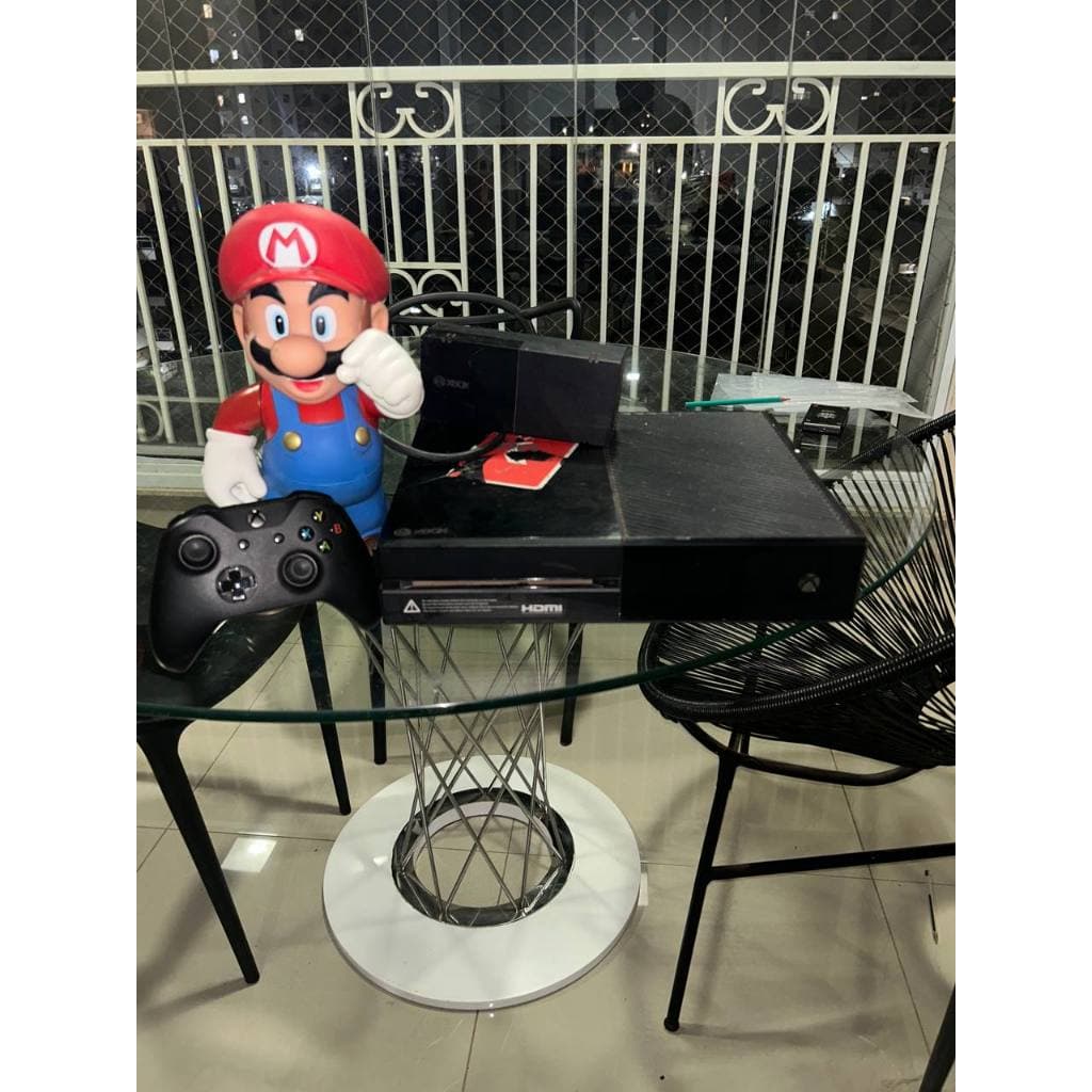 CONSOLE XBOX ONE FAT 500GB 1 CONTROLE + FONTE FUNCIONANDO PERFEITAMENTE