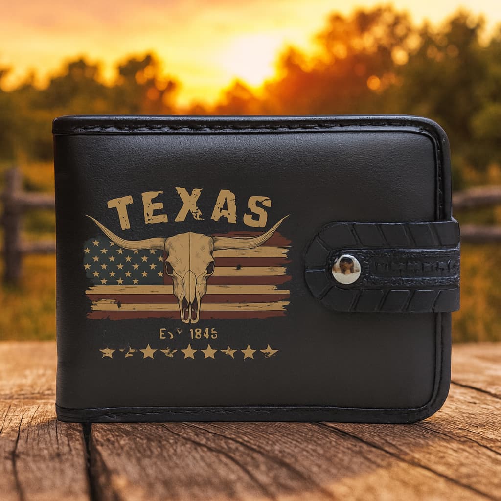 Carteira masculina Couro RG CNH ecológico personalizada estampada fecho de botão RG CNH