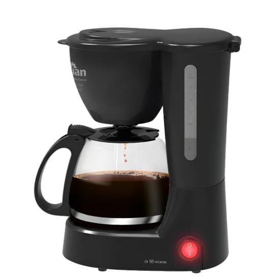 Cafeteira Elétrica Kian 18 Xícaras 650W Preto 127V