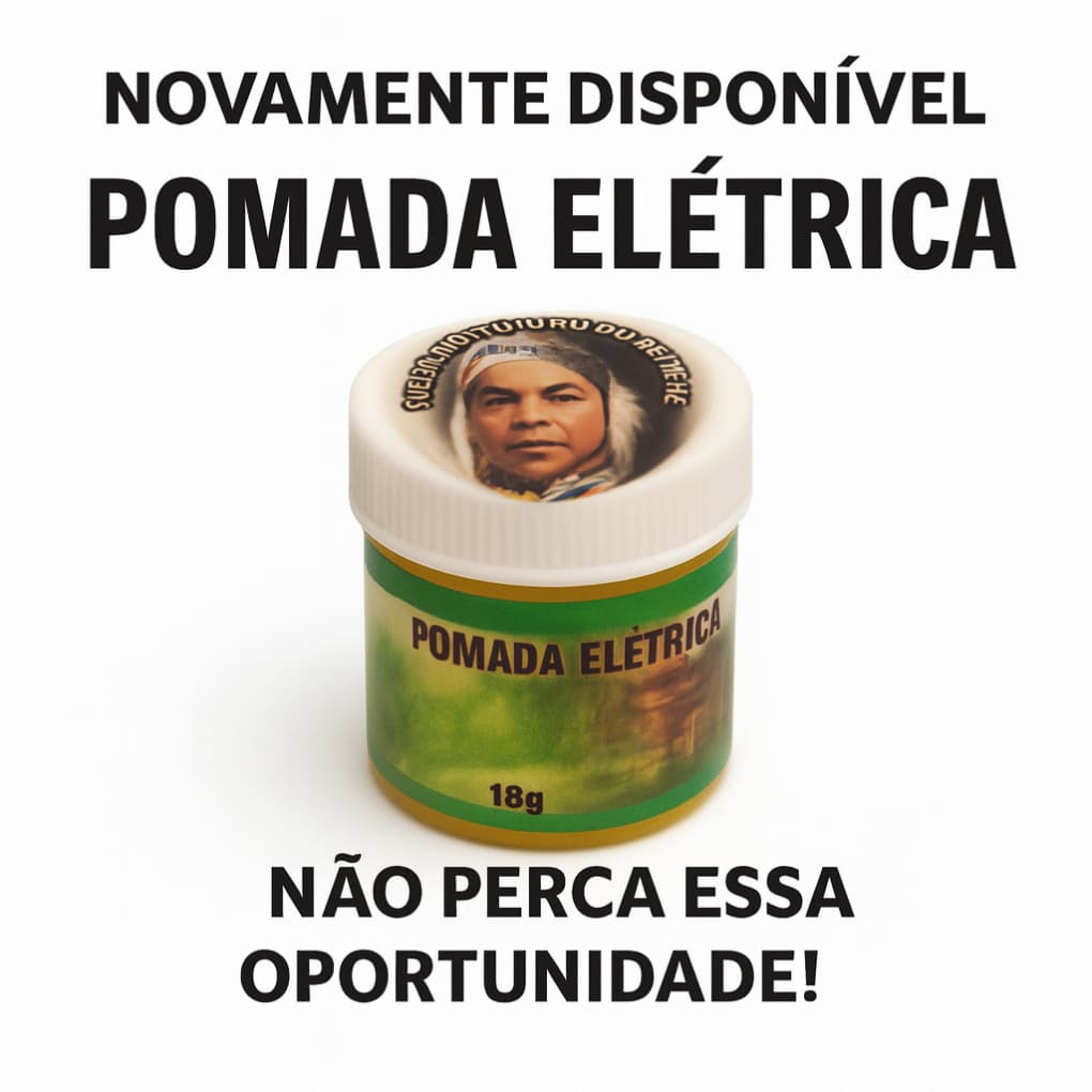 Pomada Indígena do Pagé Original 18g Alívio Rápido Dores Musculares e nas Costas