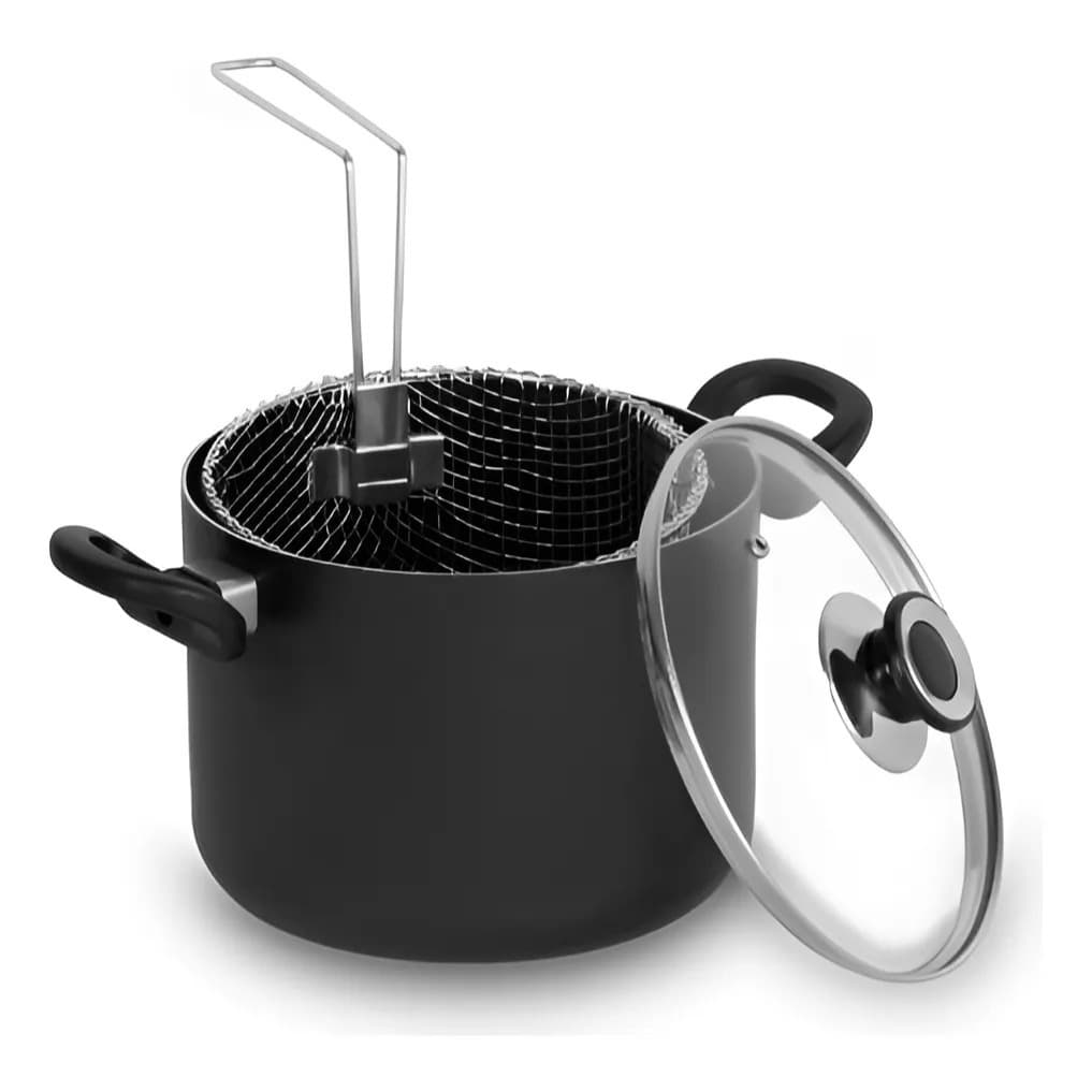 Fritadeira Big Fritas Antiaderente 4,5 L Eirilar Preto