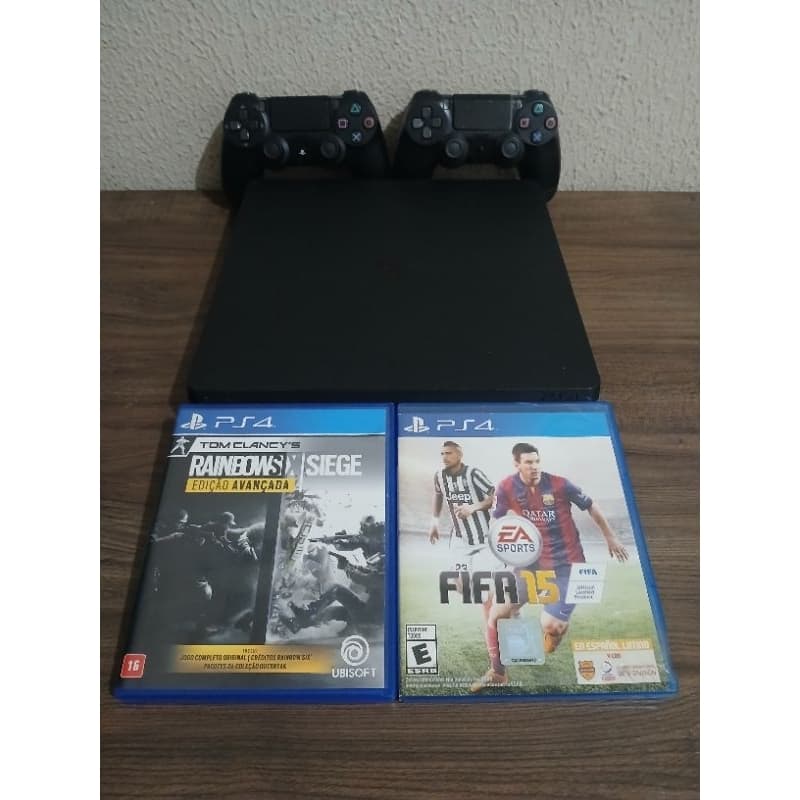 Playstation 4 Slim 1tb 2 controles e 2 jogos