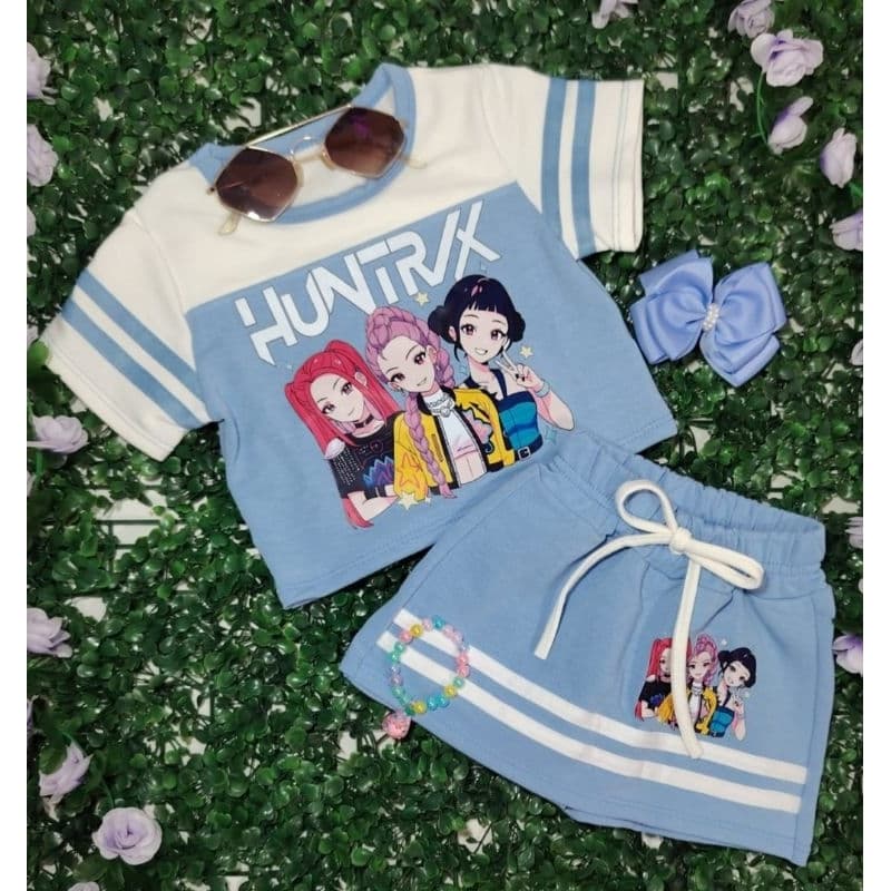 conjunto menina - infantil menina -huntrax