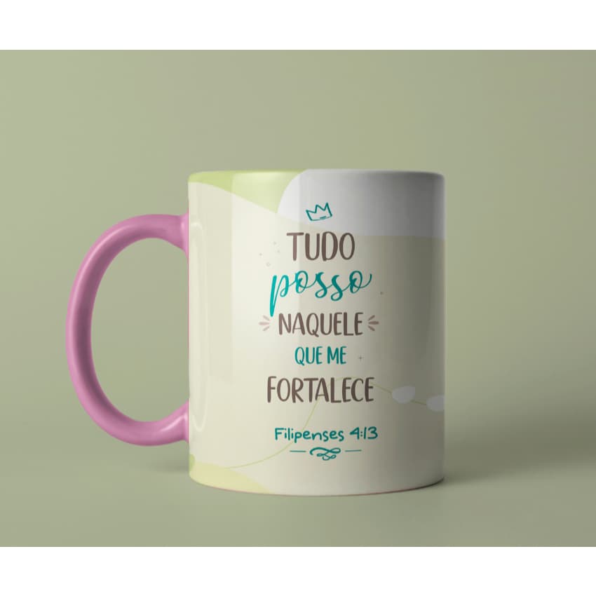 Canecas Personalizadas Cristã Versiculos Biblicos - Escolha seu modelo - Envio Imediato