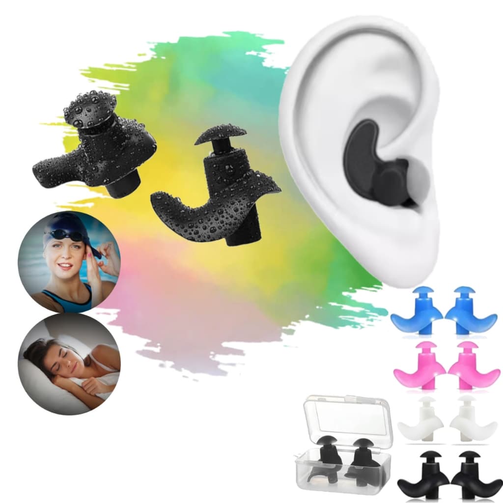 Tampão De Ouvido Protetor Auricular Natação Auditivo Natação