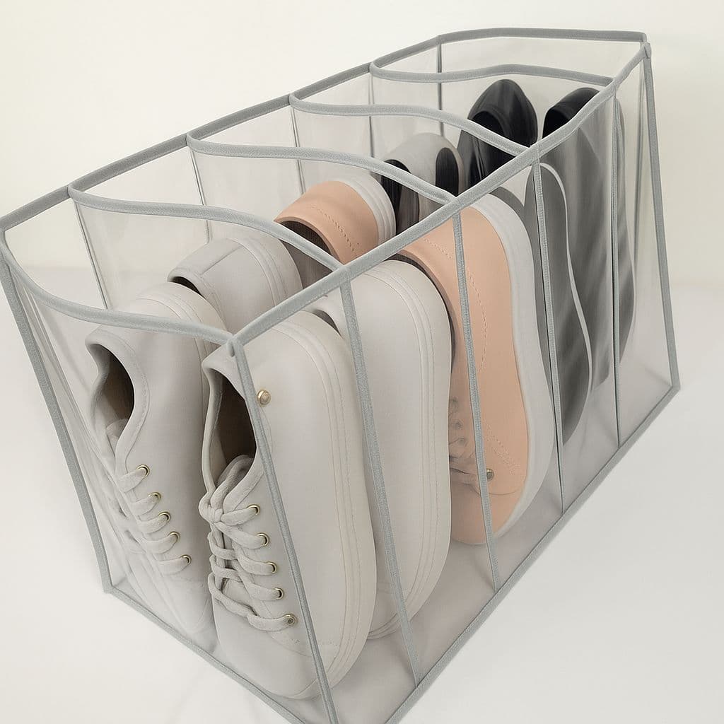 kit 5 Colmeia Sapateira Organizadora 40X30X25cm tenis sapatos chinelos calças moletons blusas