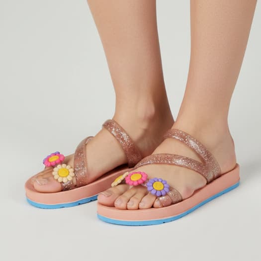 sandália infantil papete menina super confortável