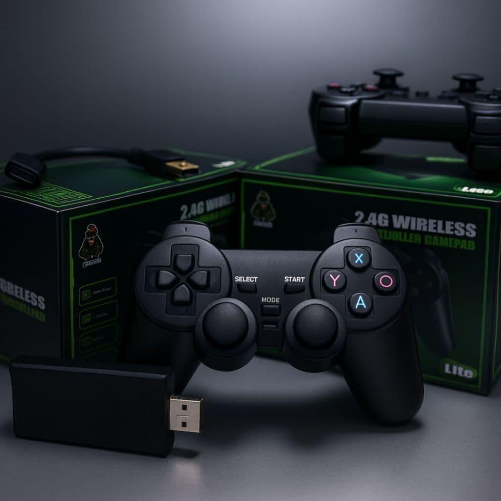 Game Stick 4K Lite 32GB com 10.000 Jogos Retro | Video Game Plug & Play HDMI | Controle Sem Fio